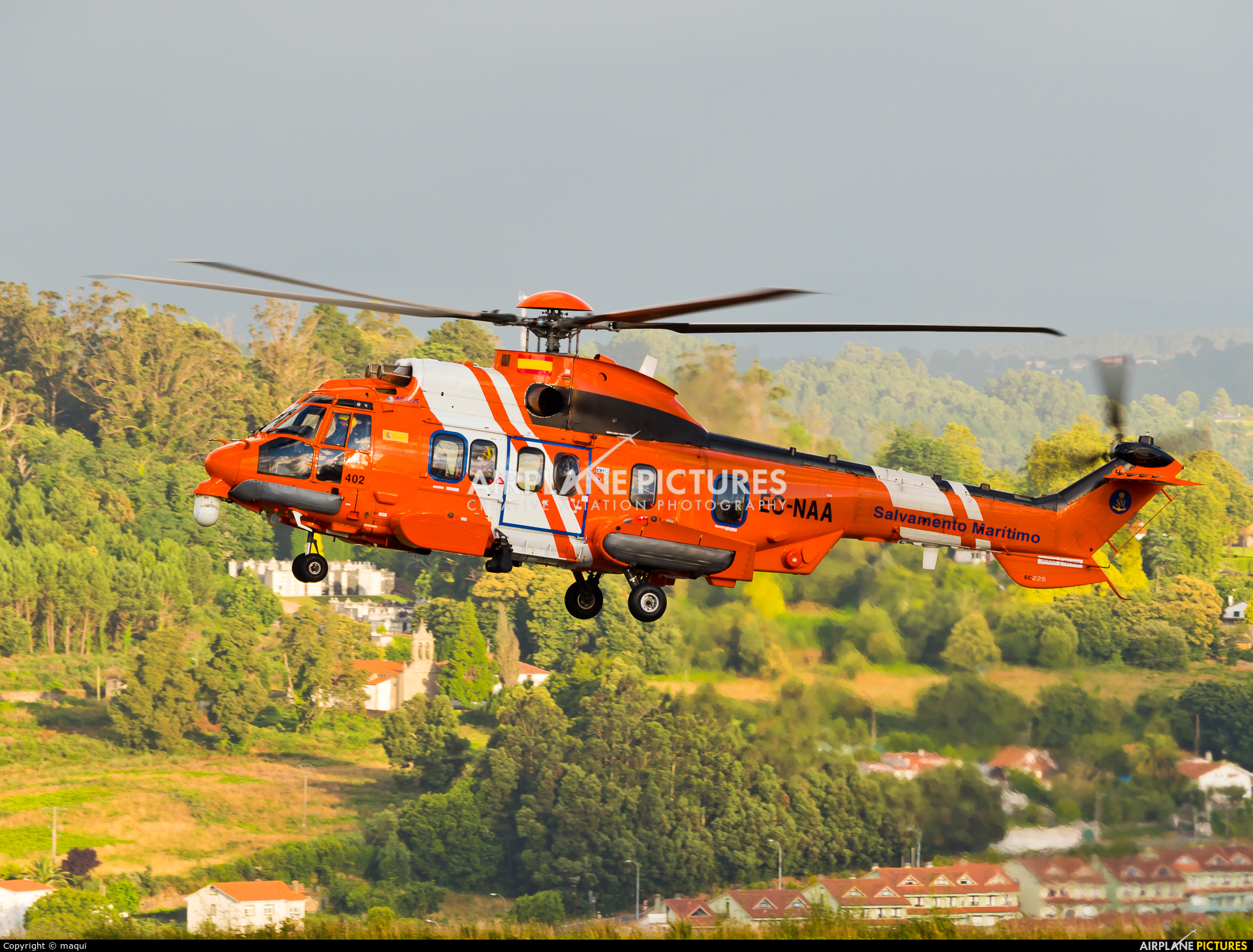 Spain - Coast Guard EC-NAA aircraft at La Coruña