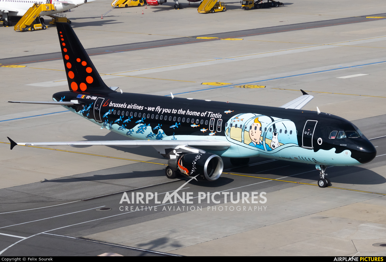 Brussels Airlines OO-SNB aircraft at Vienna - Schwechat
