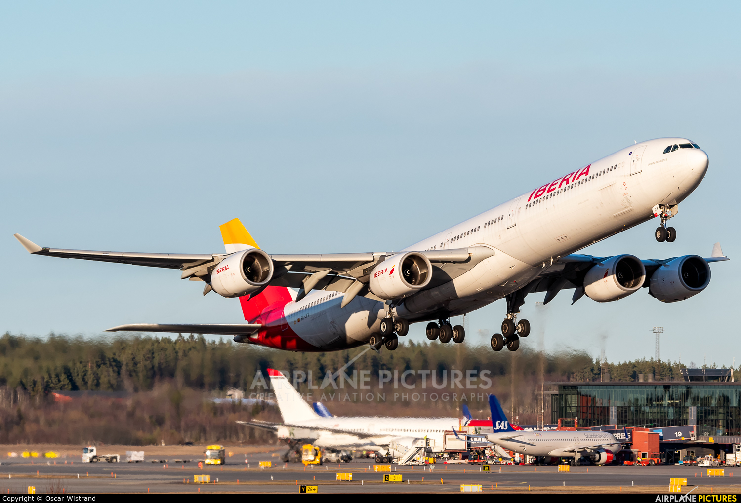 Iberia EC-JFX aircraft at Stockholm - Arlanda
