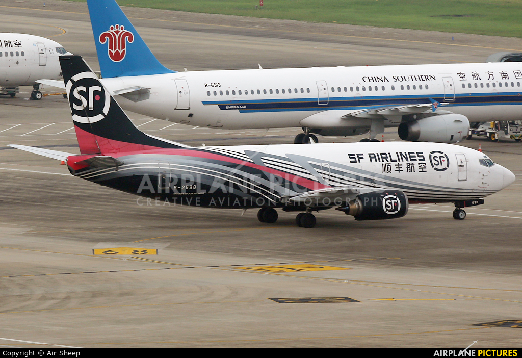 SF Airlines B-2598 aircraft at Shenzhen Bao