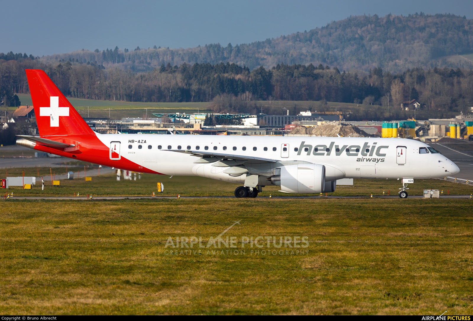 Helvetic Airways HB-AZA aircraft at Zurich