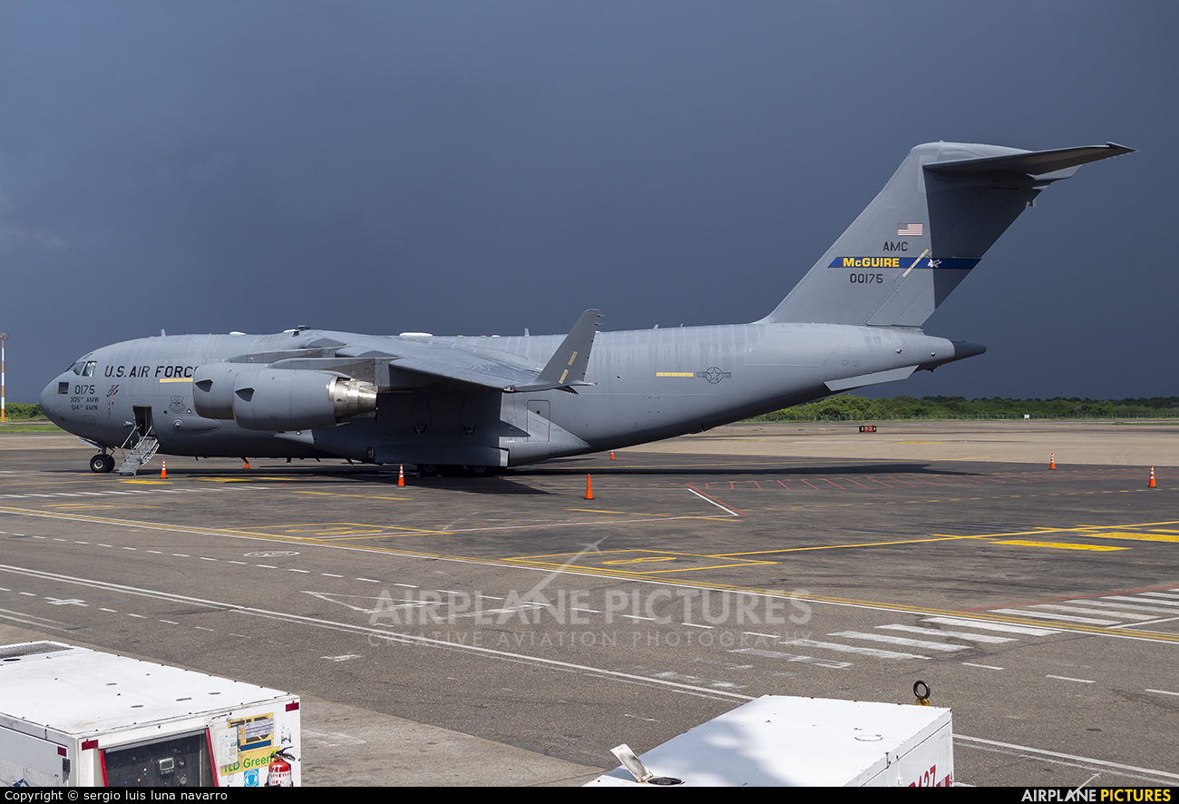 USA - Air Force 00-0175 aircraft at Cartagena - Rafael Núñez