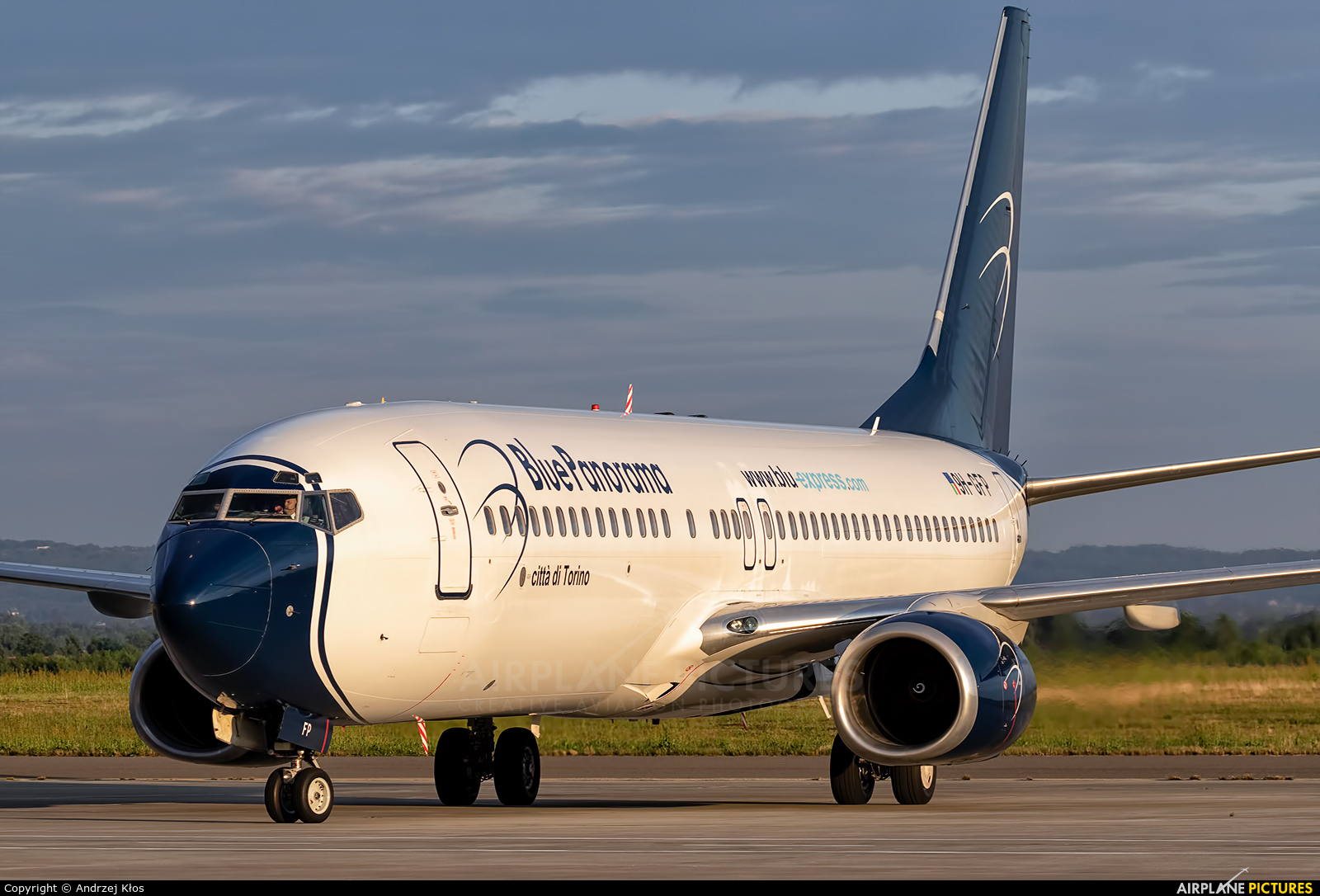 Blue Panorama Airlines 9H-GFP aircraft at Rzeszów-Jasionka 