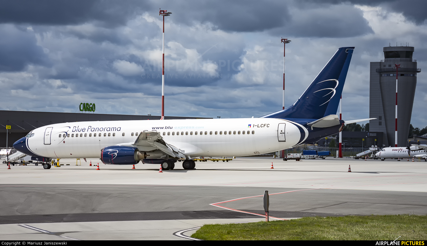 Blue Panorama Airlines I-LCFC aircraft at Katowice - Pyrzowice