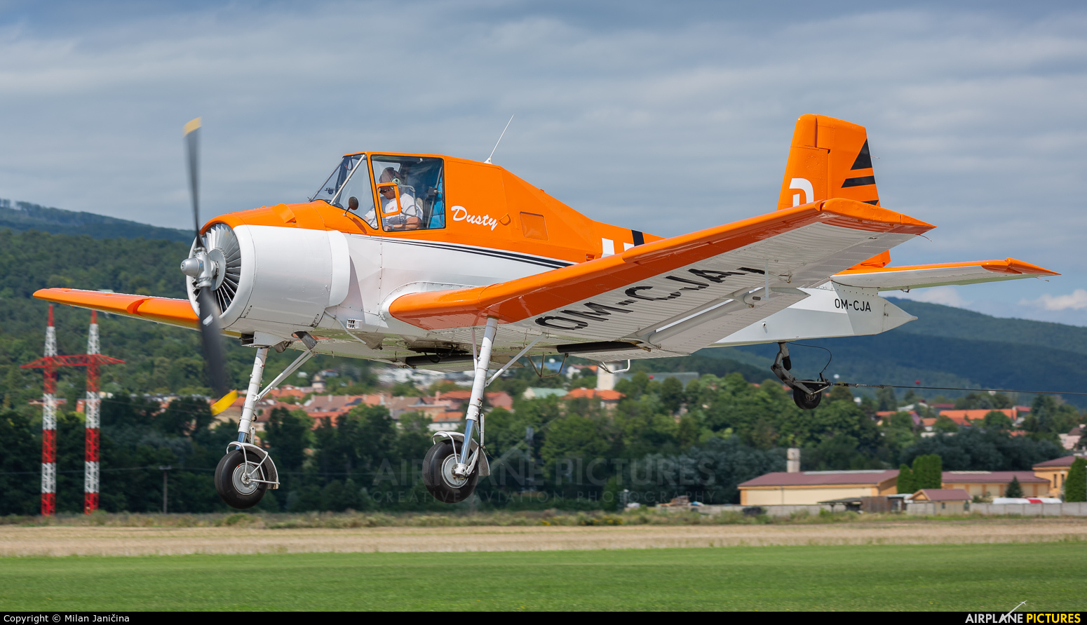 Aeroklub Dubnica nad Vahom OM-CJA aircraft at Prievidza