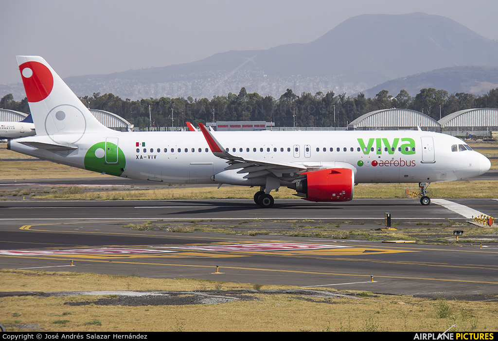 VivaAerobus XA-VIV aircraft at Mexico City - Licenciado Benito Juarez Intl