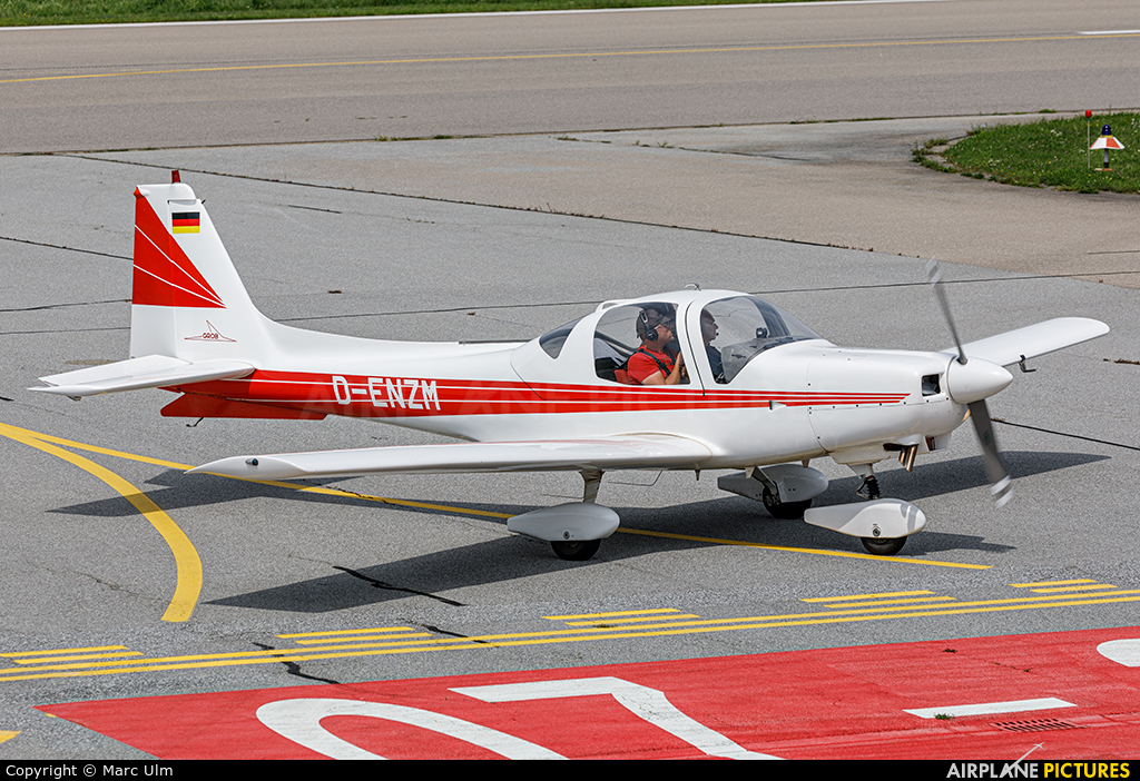 Private D-ENZM aircraft at Augsburg