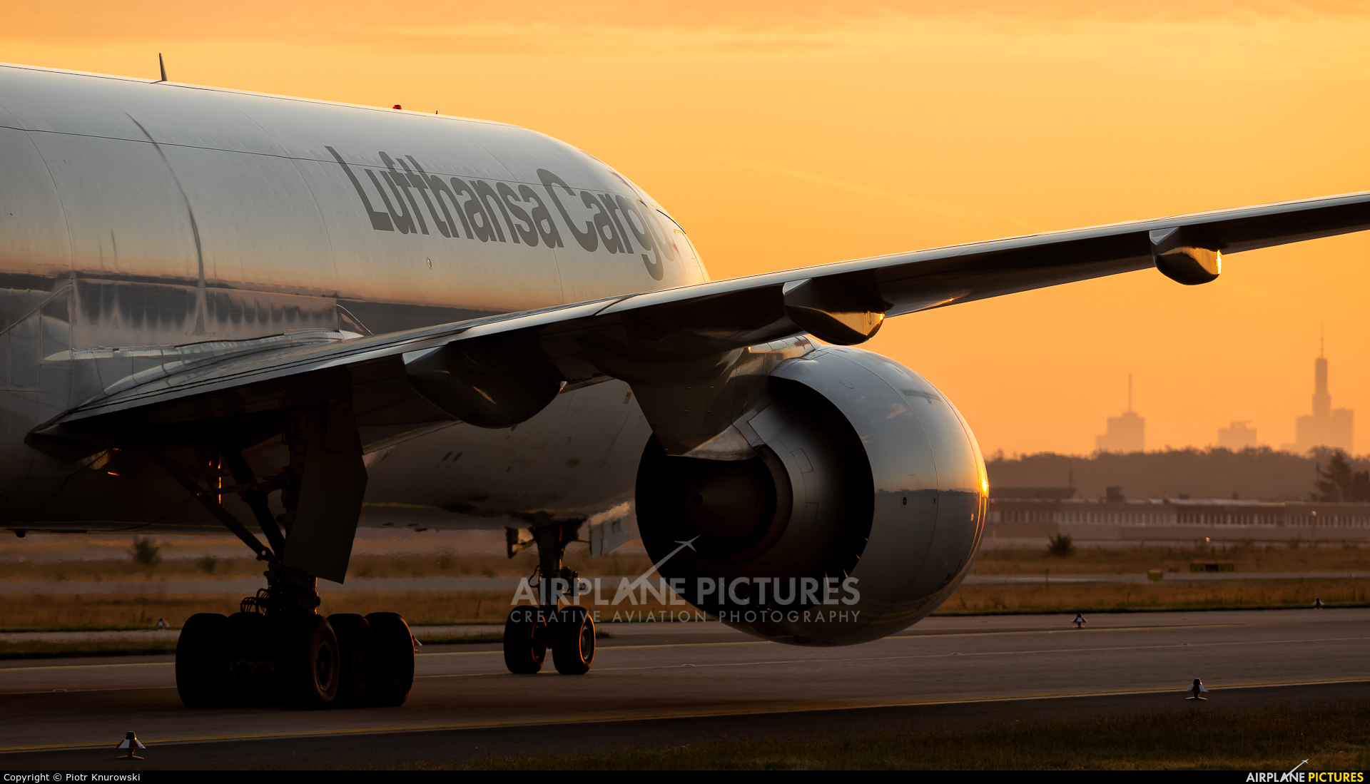 Lufthansa Cargo D-ALFF aircraft at Frankfurt