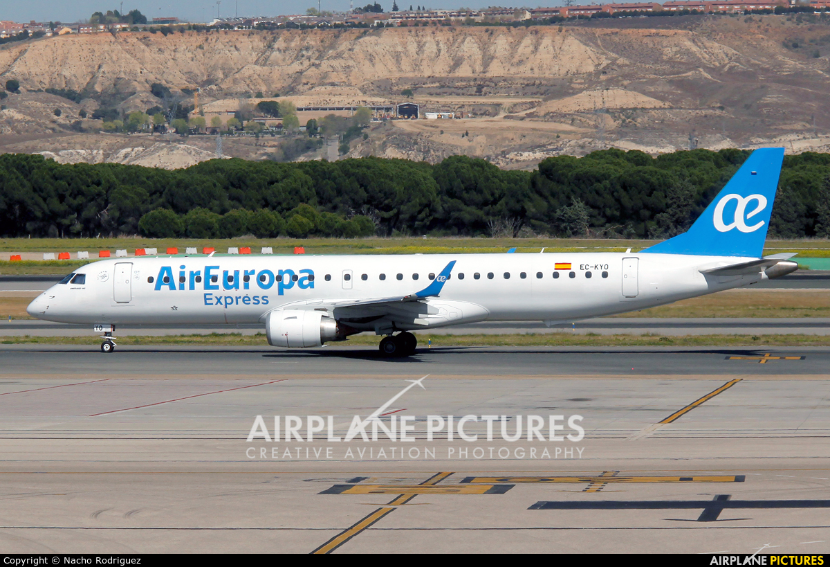 Air Europa Express EC-KYO aircraft at Madrid - Barajas