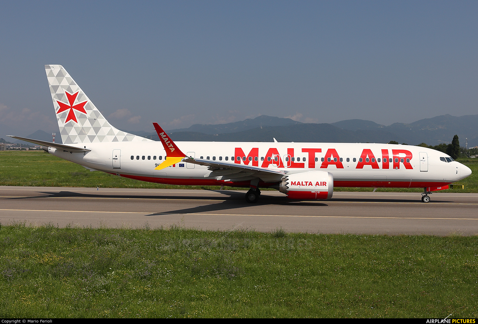 Malta Air 9H-VUC aircraft at Bergamo - Orio al Serio