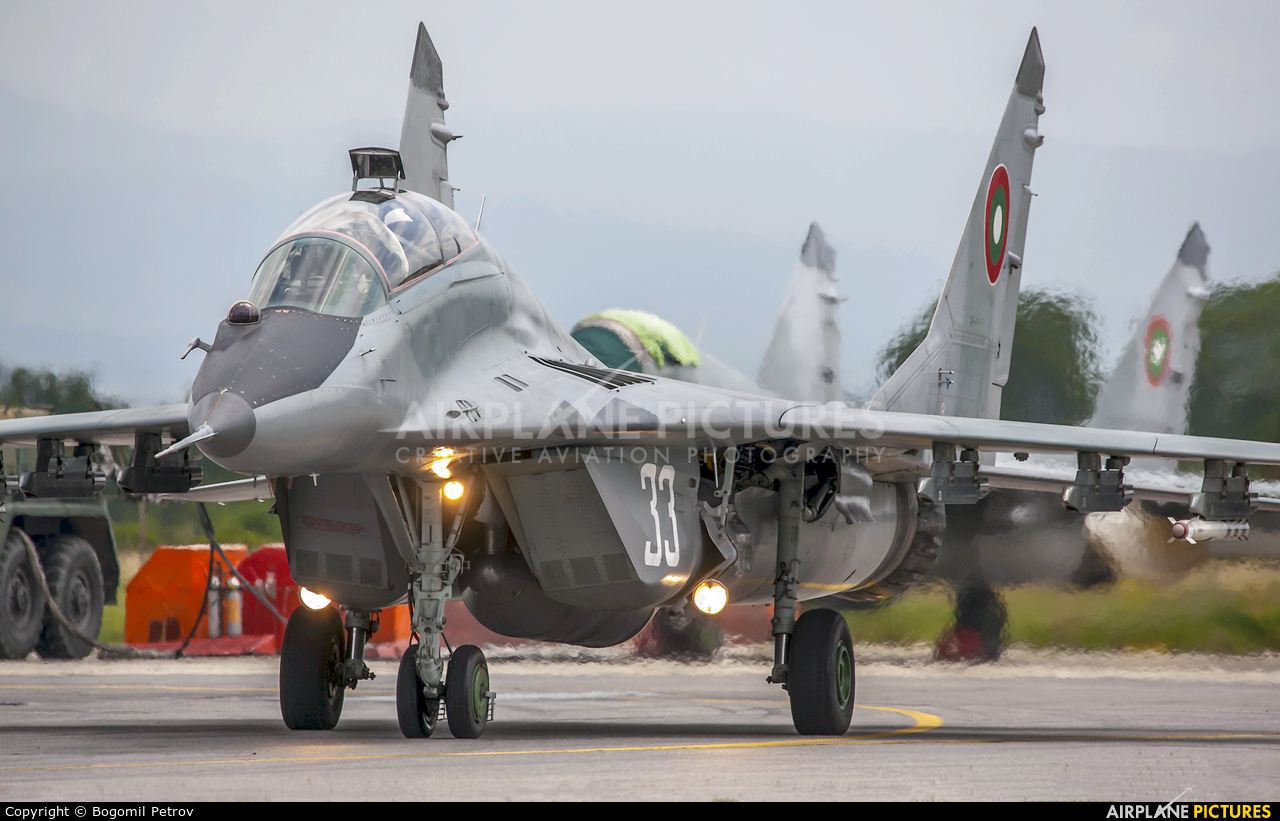 Bulgaria - Air Force 33 aircraft at Graf Ignatievo