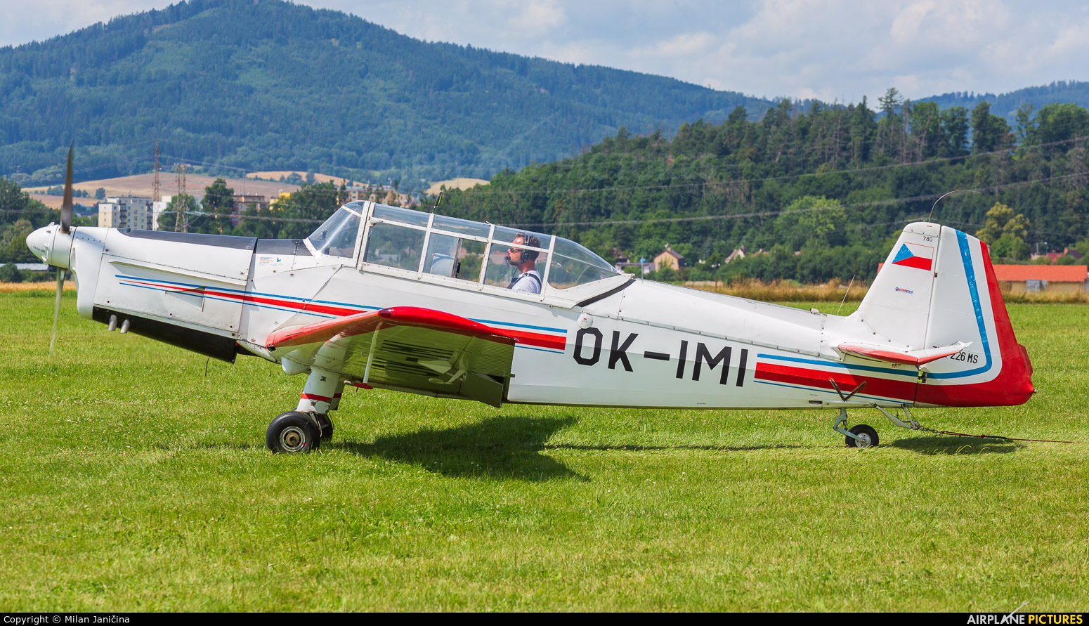 Private OK-IMI aircraft at Šumperk