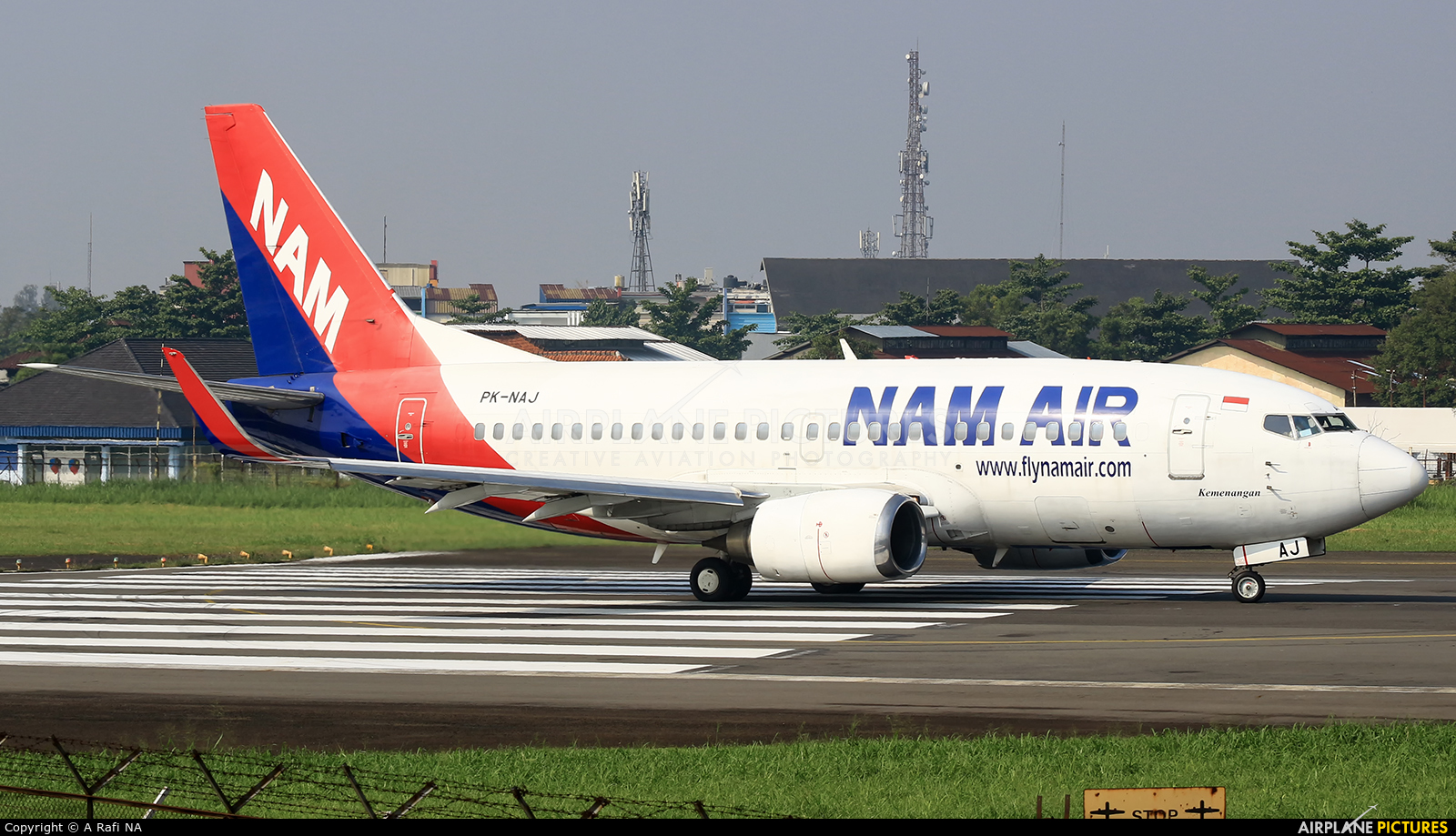 NAM Air PK-NAJ aircraft at Husein Sastranegara I'ntl Bandung