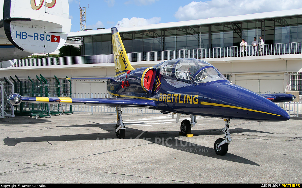 Breitling Jet Team ES-YLP aircraft at Paris - Le Bourget