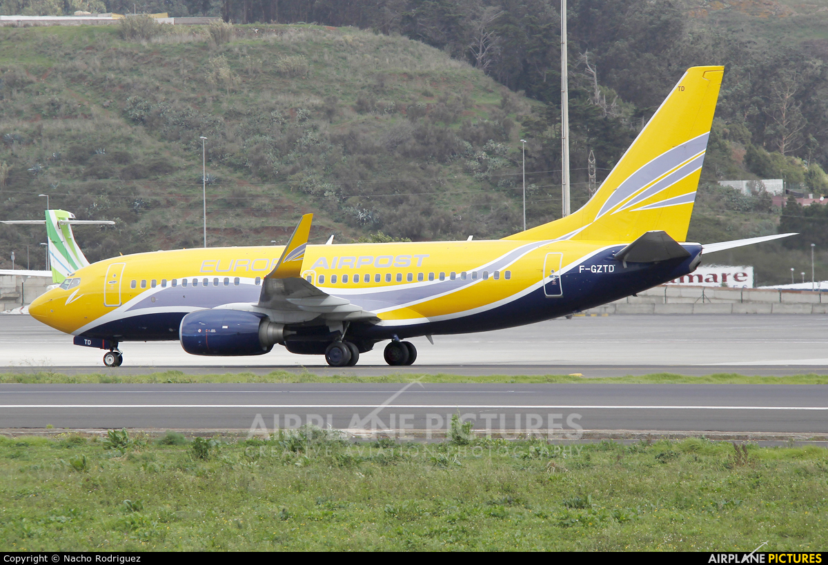 Europe Airpost F-GZTD aircraft at Tenerife Norte - Los Rodeos