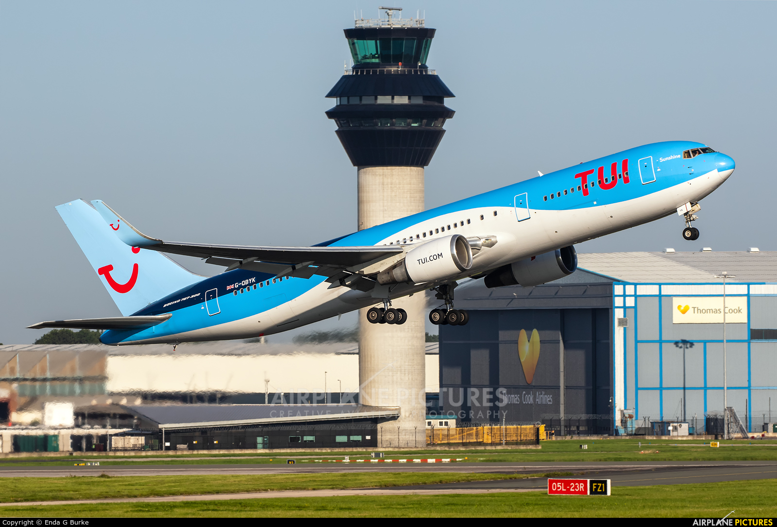 TUI Airways G-OBYK aircraft at Manchester