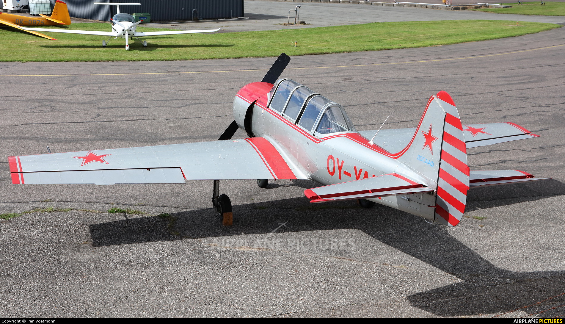 Private OY-YAK aircraft at Odense