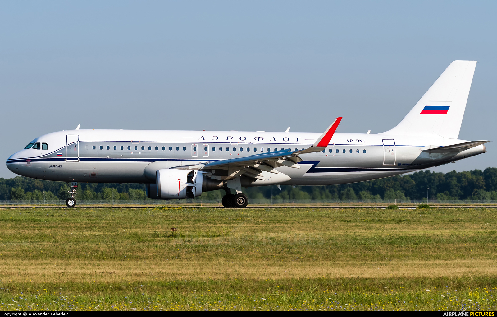 Aeroflot VP-BNT aircraft at Krasnodar