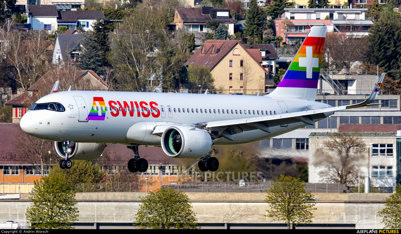 Swiss HB-JDB aircraft at Zurich