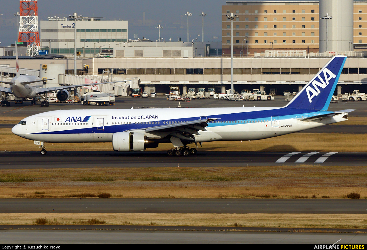 ANA - All Nippon Airways JA703A aircraft at Tokyo - Haneda Intl