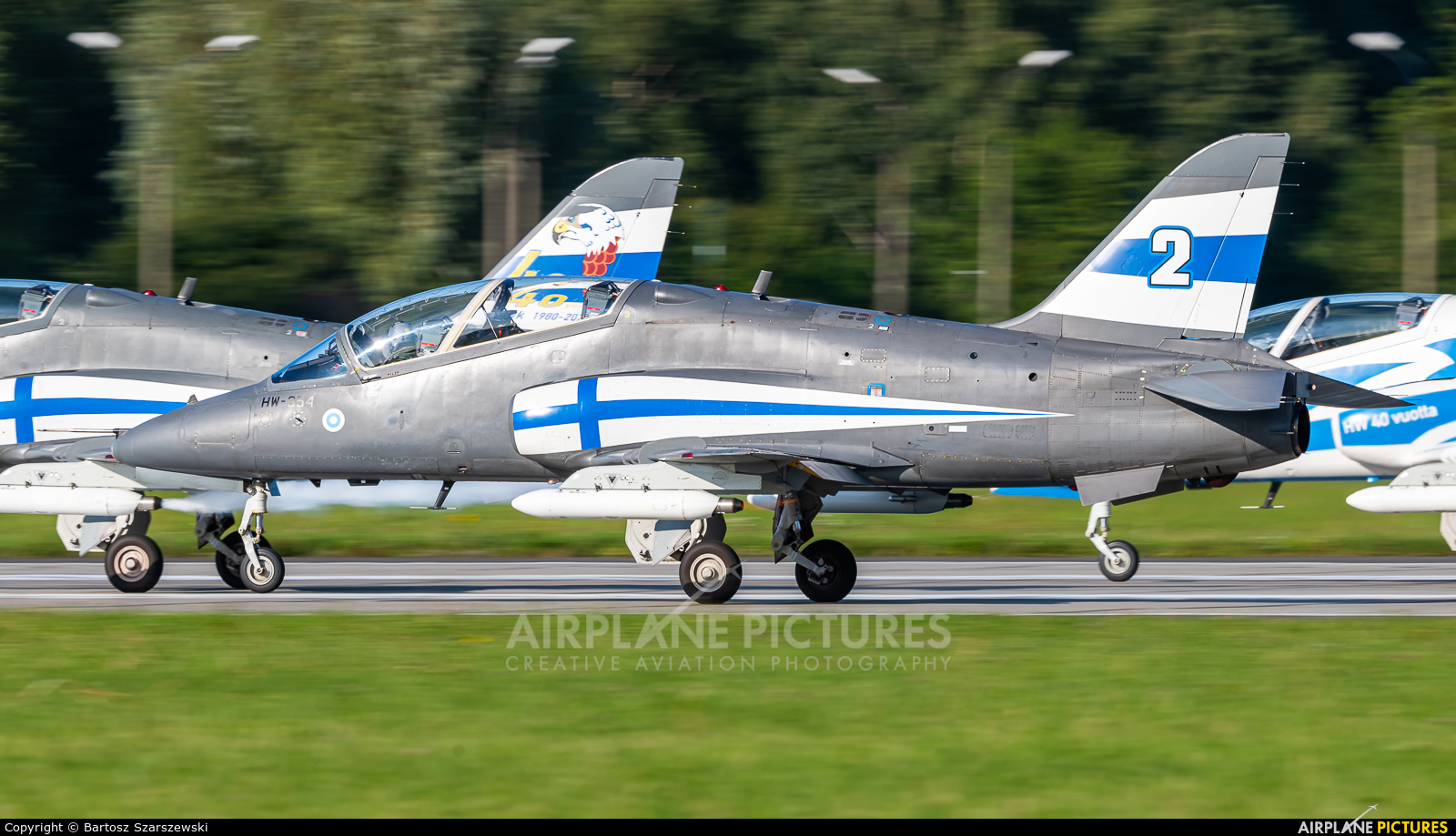 Finland - Air Force: Midnight Hawks HW-354 aircraft at Gdynia- Babie Doły (Oksywie)