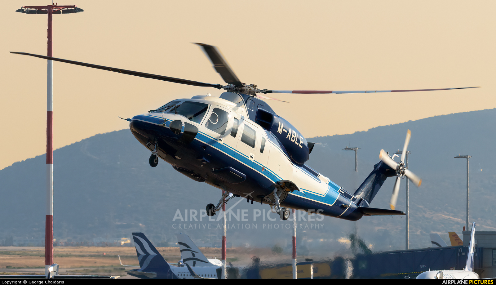 Private M-ABLE aircraft at Athens - Eleftherios Venizelos