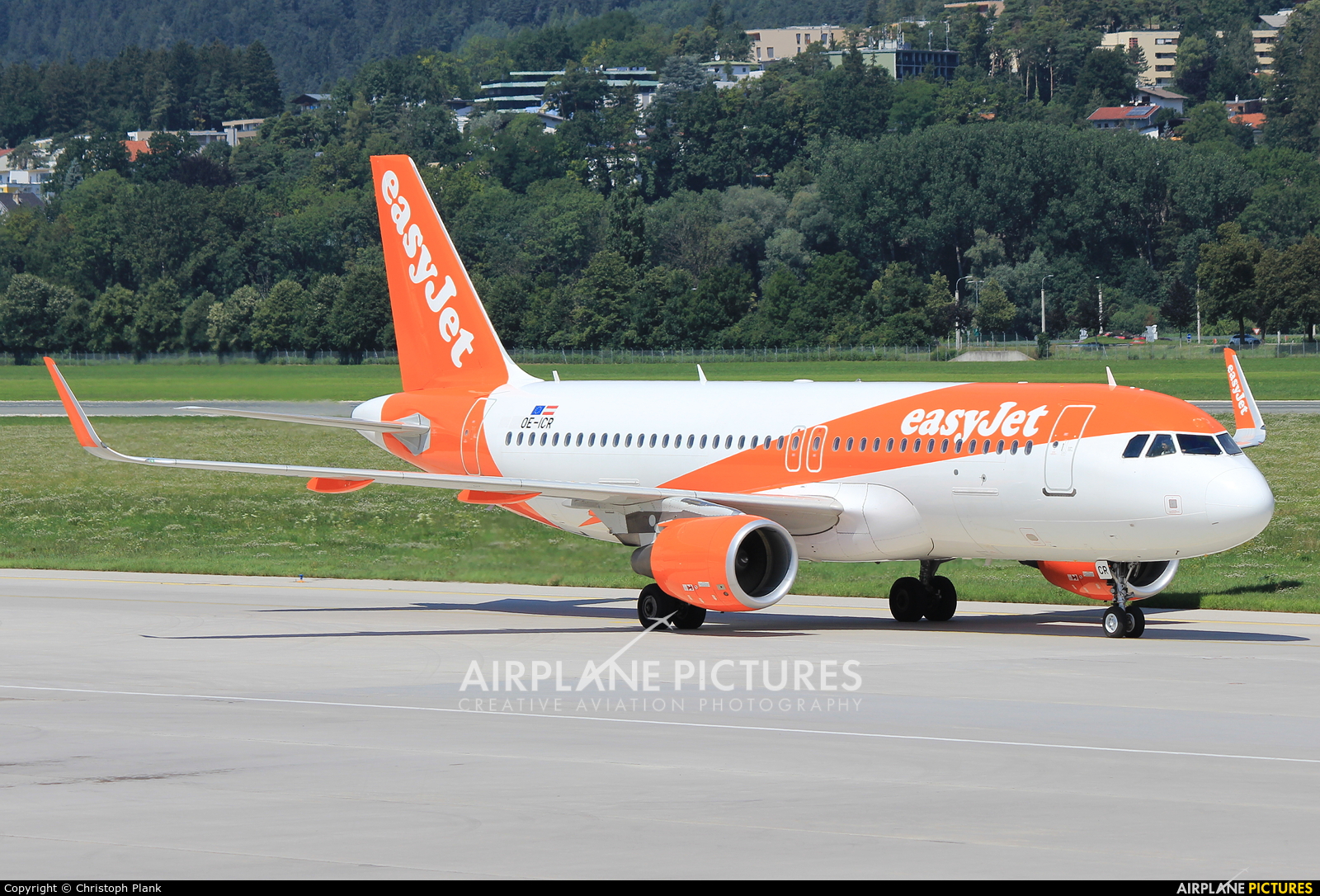 easyJet Europe OE-ICR aircraft at Innsbruck
