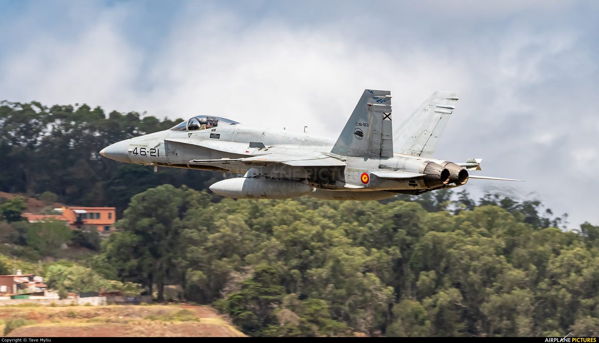 Spain - Air Force C.15-93 aircraft at Tenerife Norte - Los Rodeos