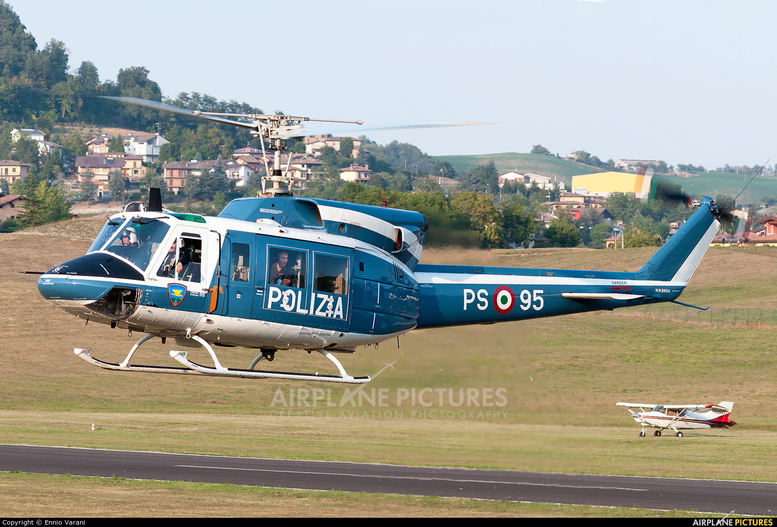 Italy - Police MM81654 aircraft at Pavullo nel Frignano