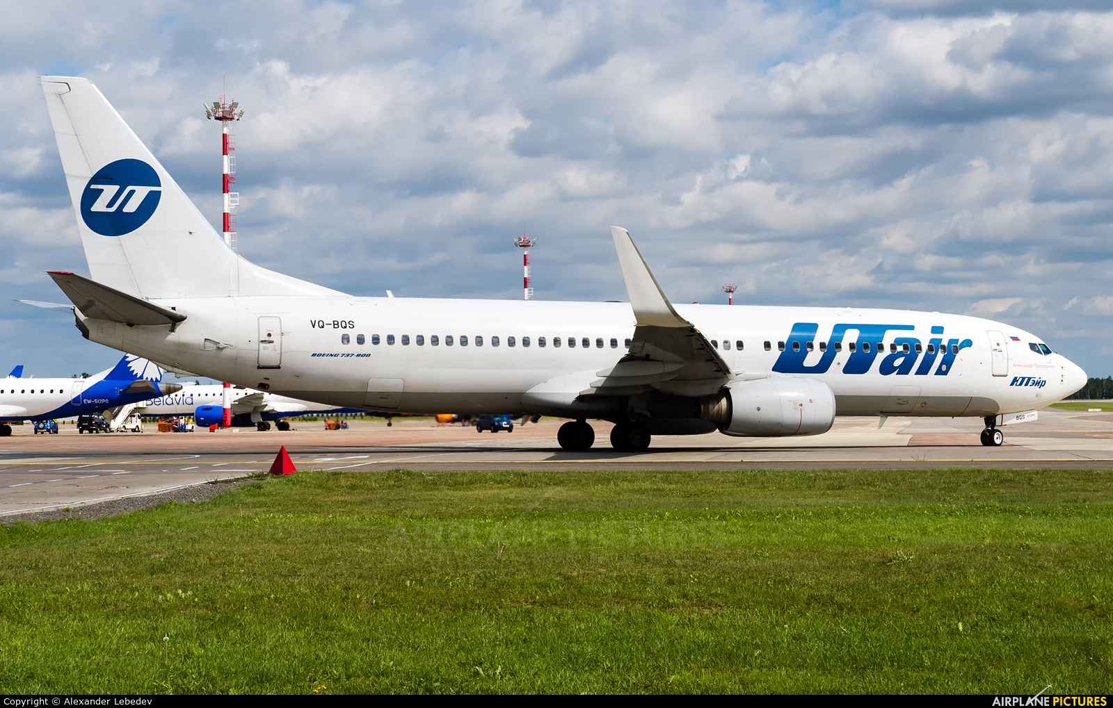 UTair VQ-BQS aircraft at Minsk Intl