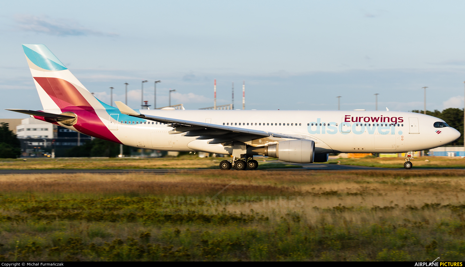 Eurowings Discover D-AXGE aircraft at Frankfurt
