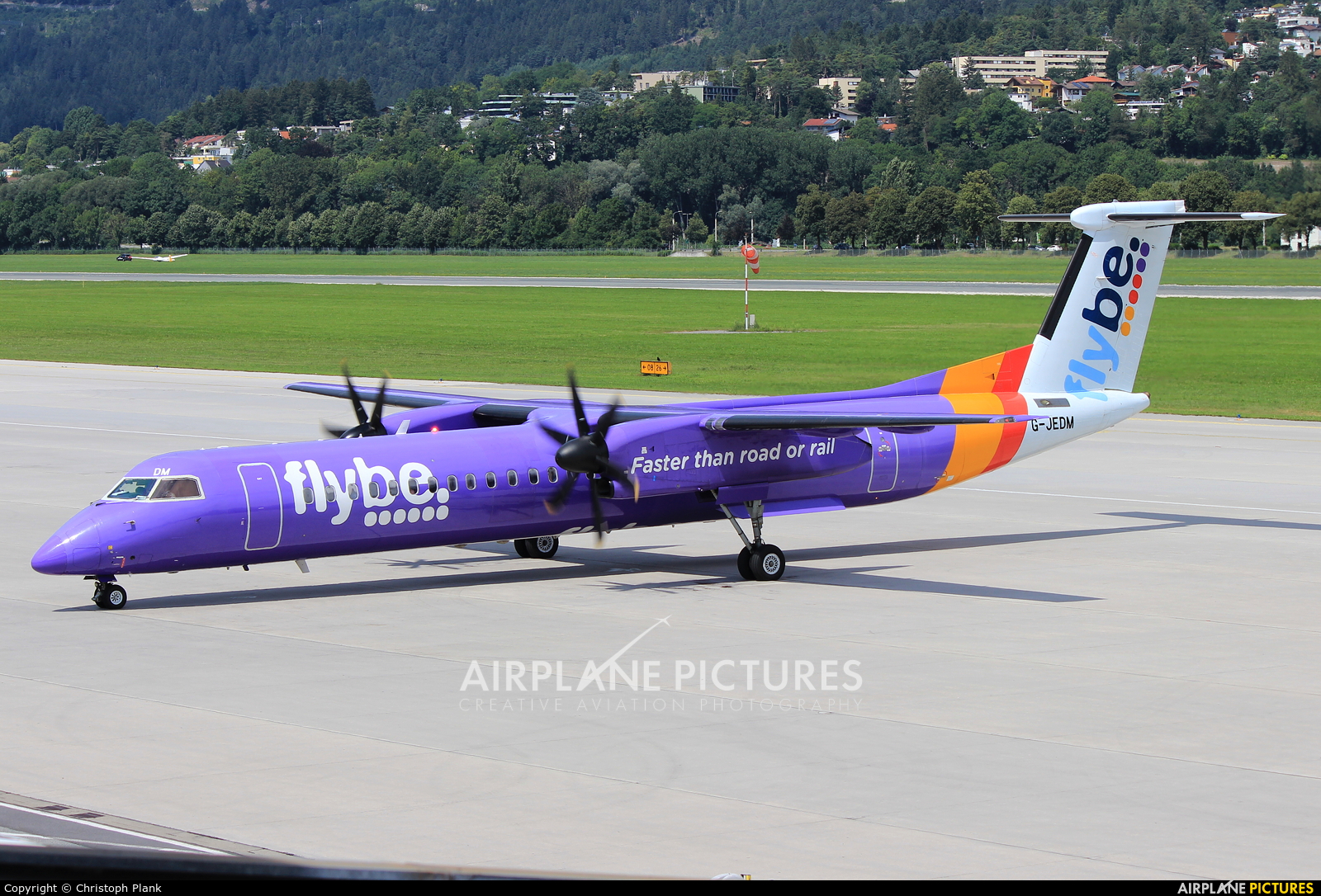 Flybe G-JEDM aircraft at Innsbruck