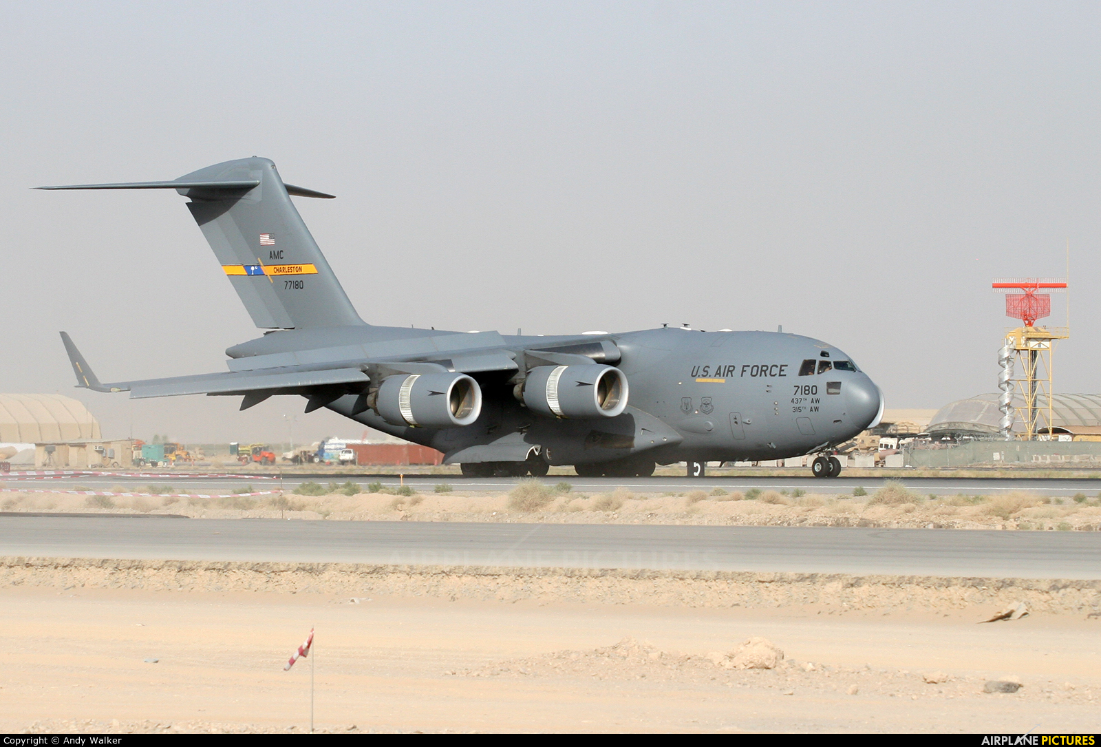 USA - Air Force 07-7180 aircraft at Kandahar
