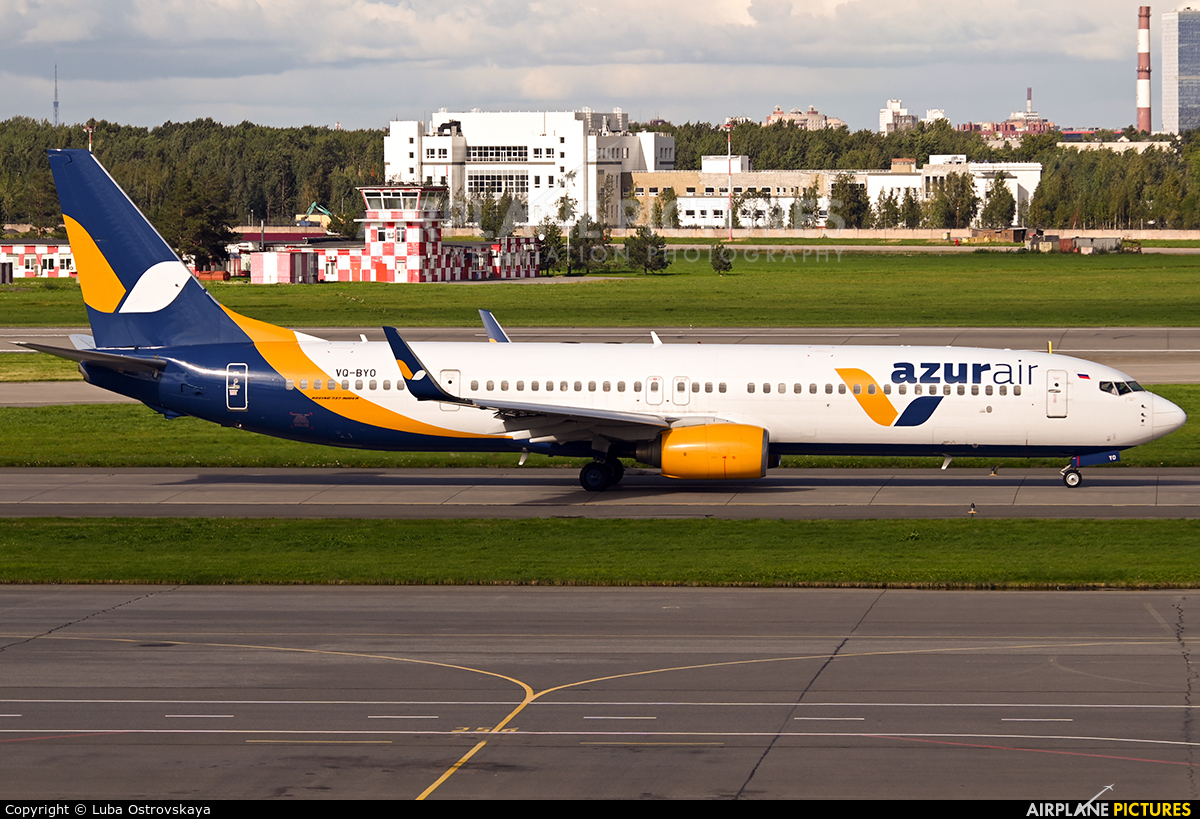 AzurAir VQ-BYO aircraft at St. Petersburg - Pulkovo