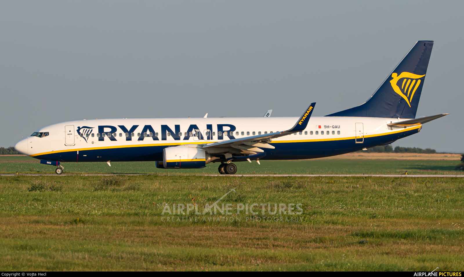 Ryanair 9H-QAU aircraft at Prague - Václav Havel