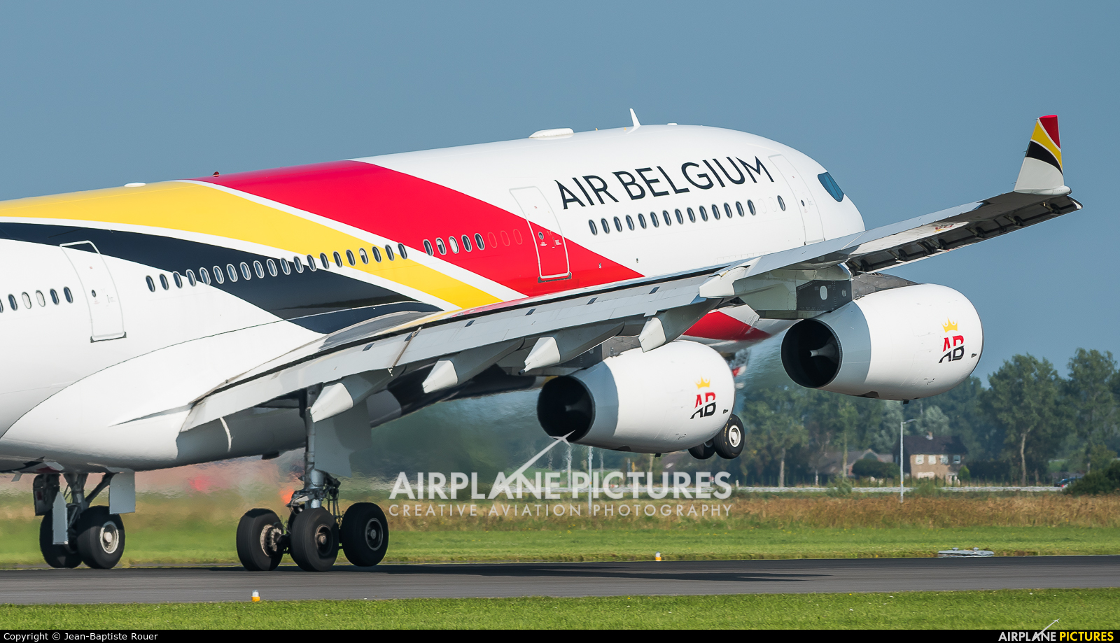 Air Belgium OO-ABB aircraft at Amsterdam - Schiphol