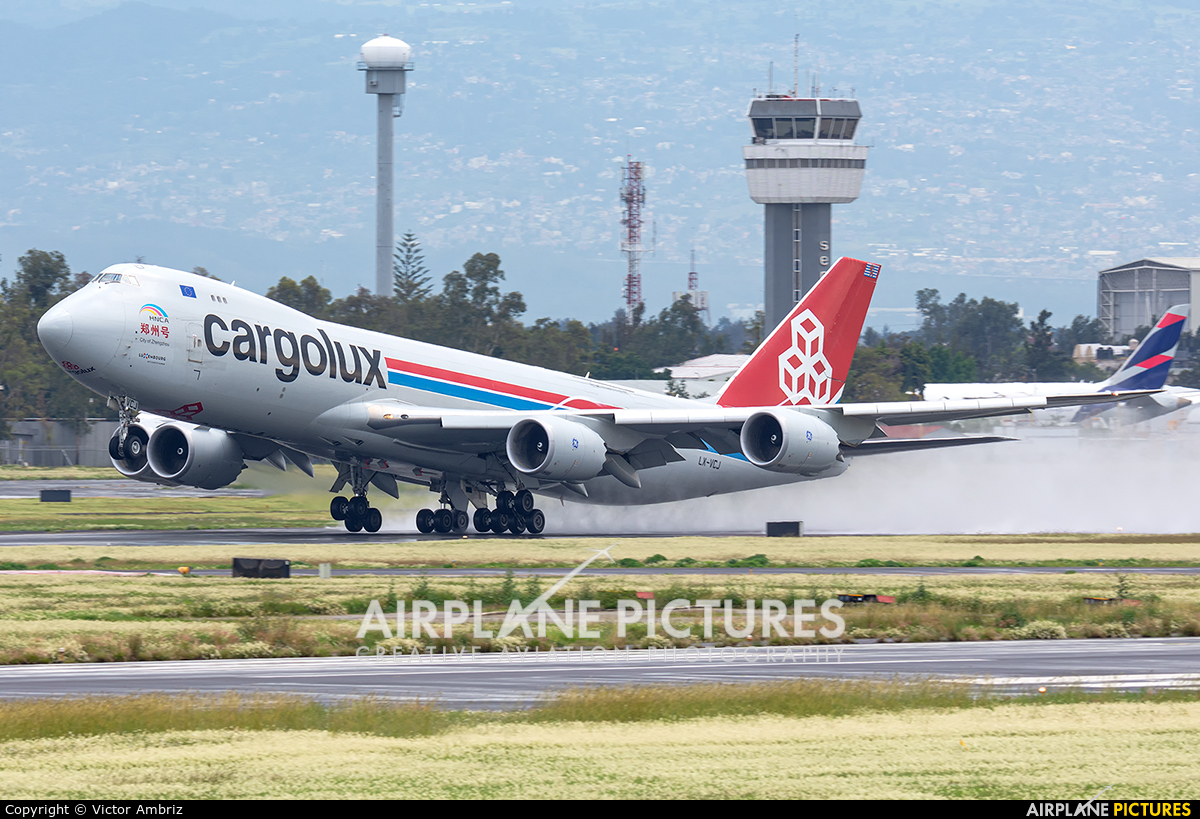 Cargolux LX-VCJ aircraft at Mexico City - Licenciado Benito Juarez Intl