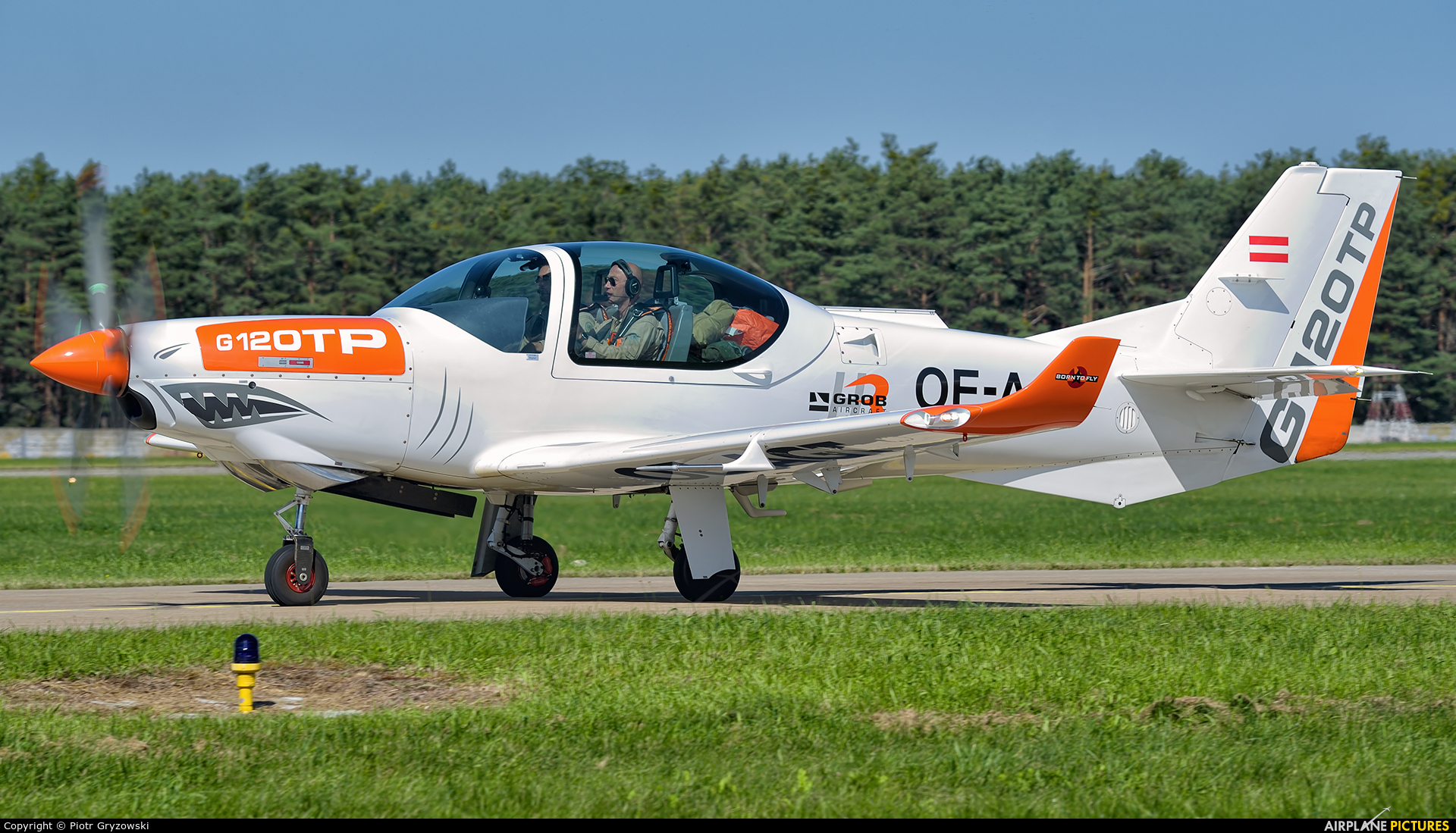 Grob Aerospace OE-AGT aircraft at Malacky - Kuchyna