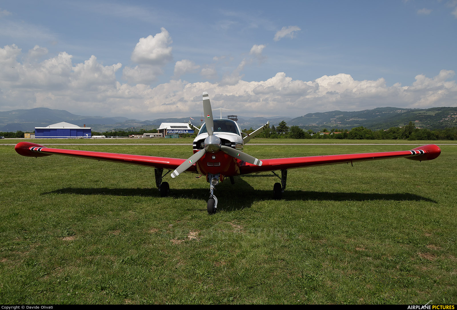 Private I-BMBN aircraft at Verona - Boscomantico