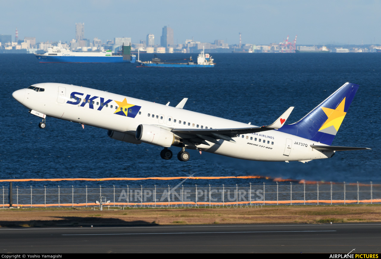 Skymark Airlines JA737Q aircraft at Tokyo - Haneda Intl