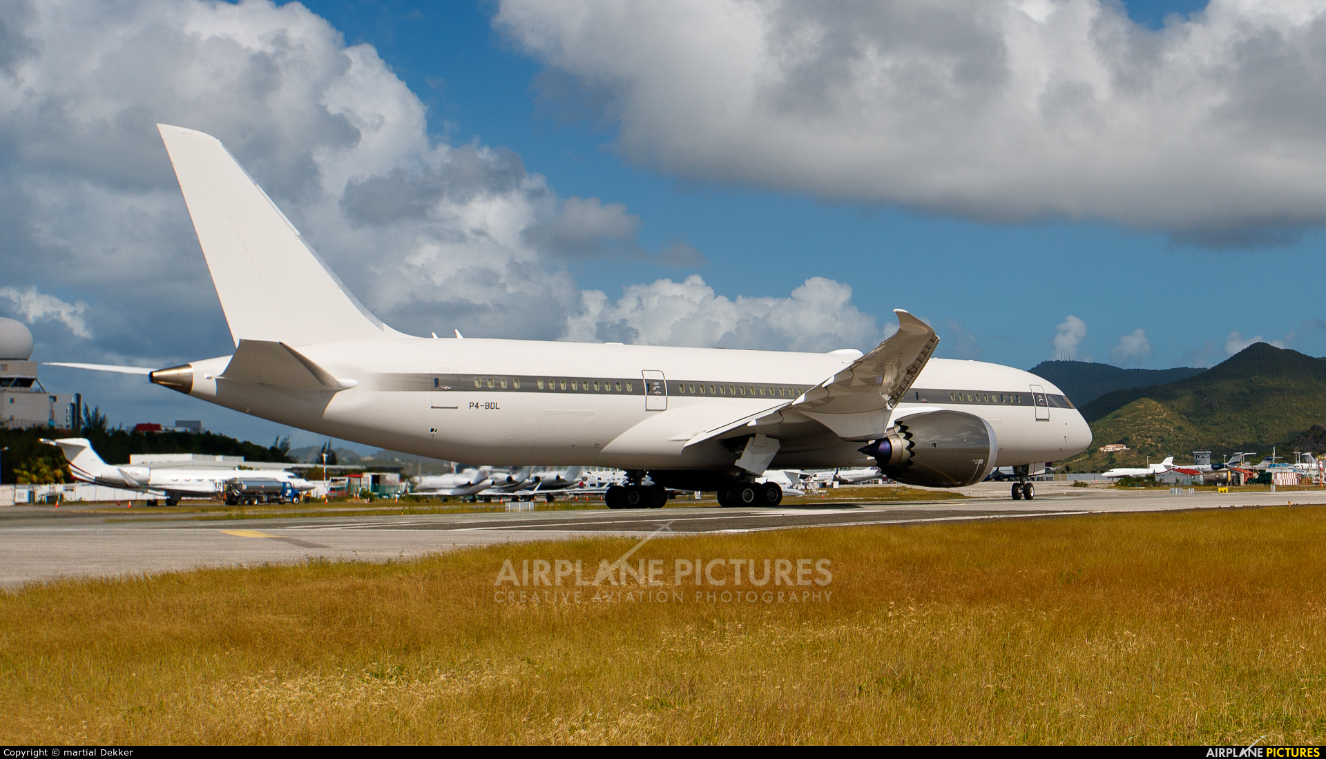 Private P4-BDL aircraft at Sint Maarten - Princess Juliana Intl