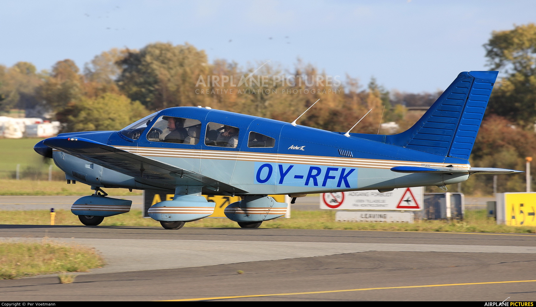 Private OY-RFK aircraft at Copenhagen Roskilde