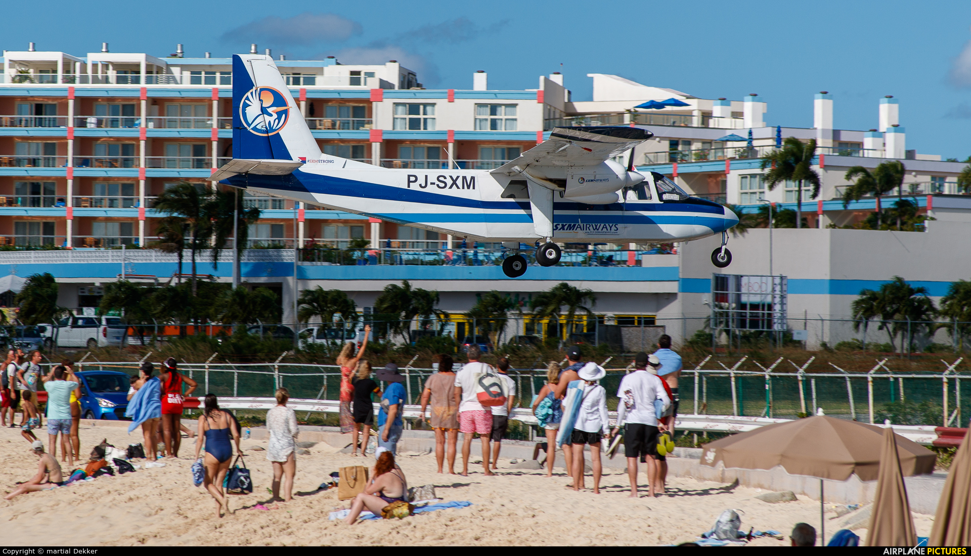 SXM Airways PJ-SXM aircraft at Sint Maarten - Princess Juliana Intl
