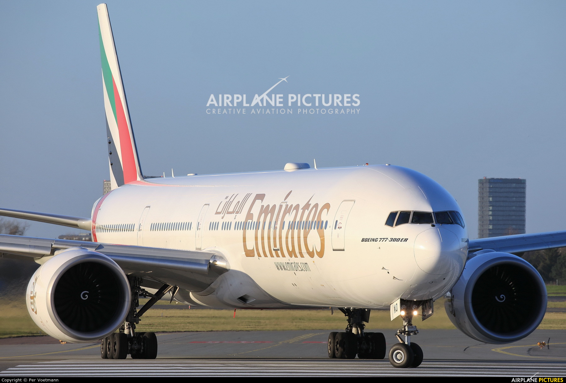 Emirates Airlines A6-ENO aircraft at Copenhagen Kastrup
