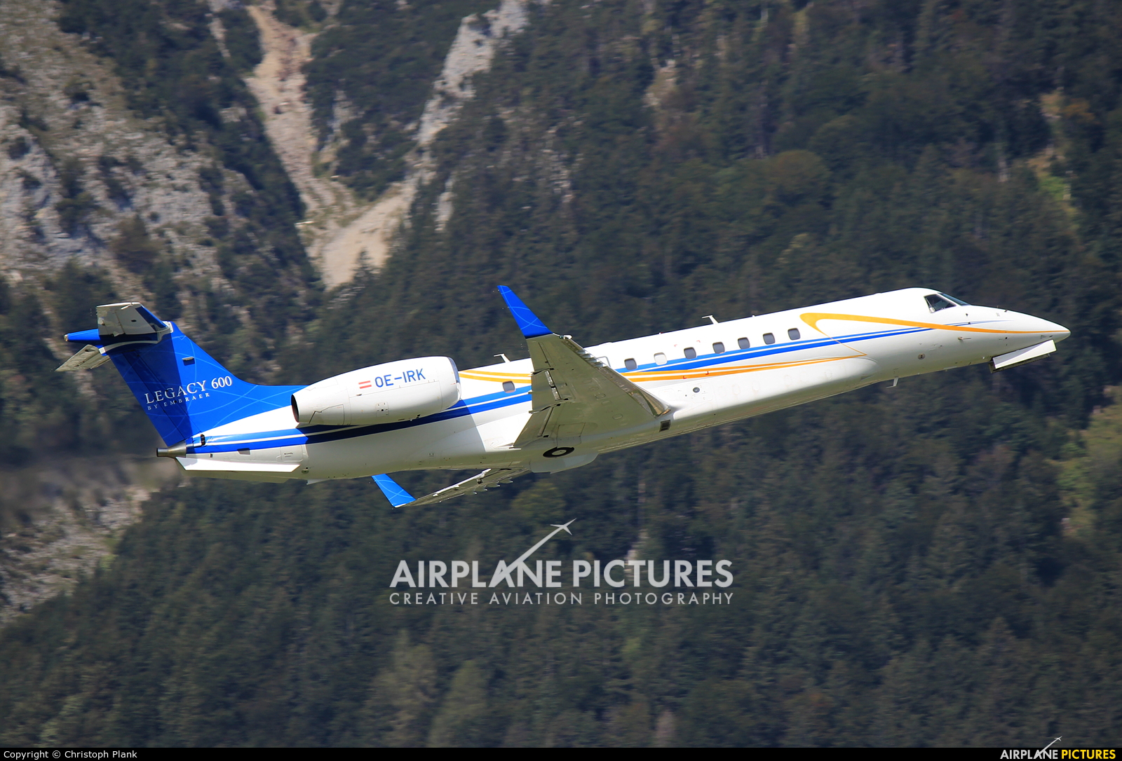 Avcon Jet OE-IRK aircraft at Innsbruck