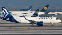 SX-NEC - Aegean Airlines Airbus A320 NEO aircraft