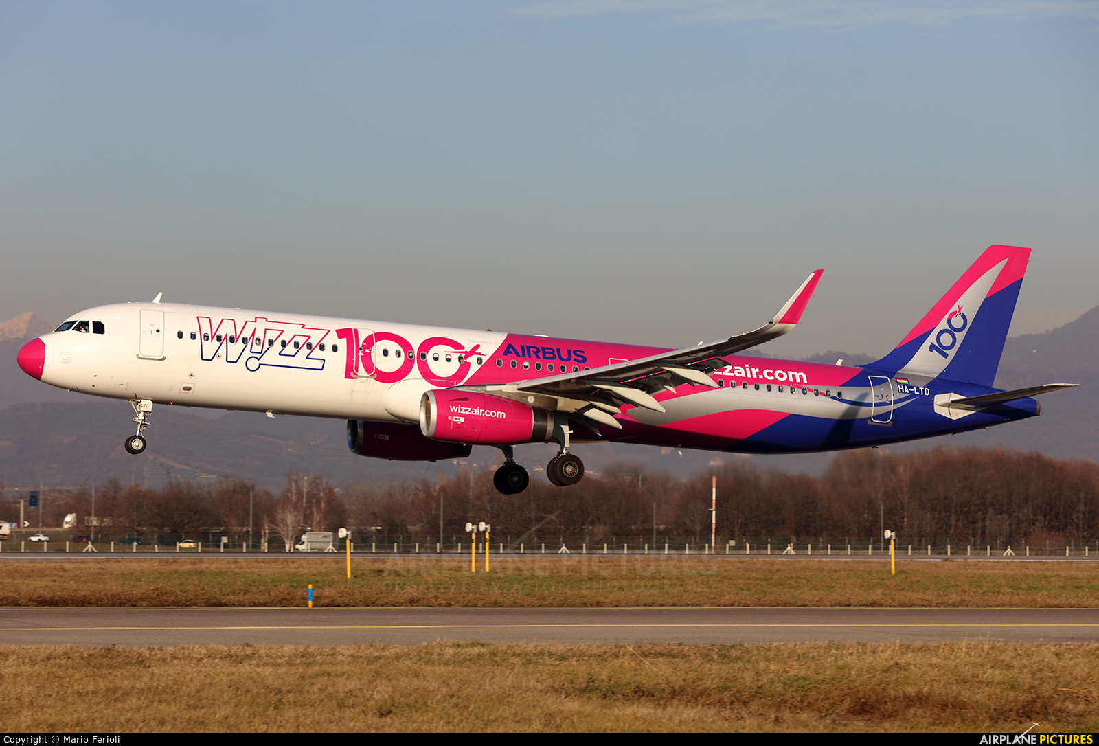 Wizz Air HA-LTD aircraft at Bergamo - Orio al Serio