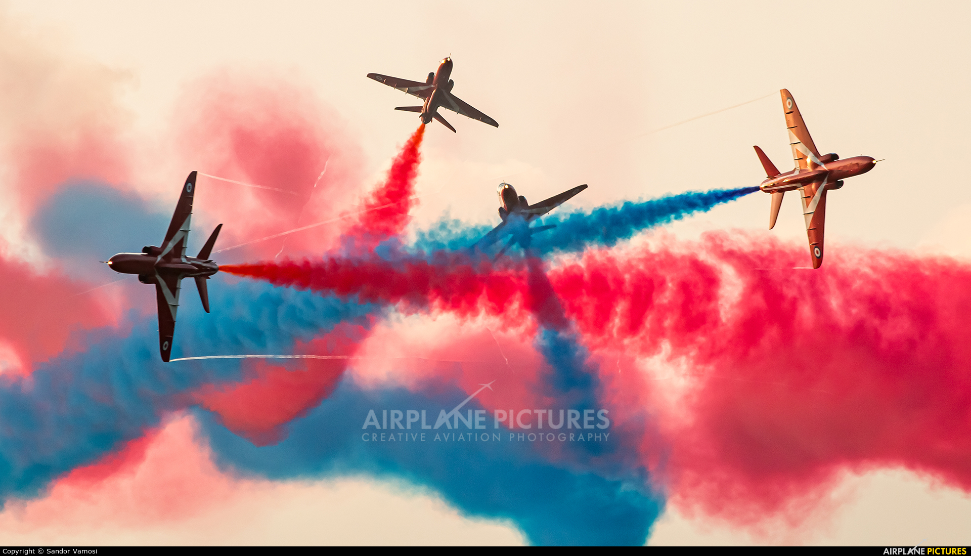 Royal Air Force "Red Arrows" XX325 aircraft at Kleine Brogel