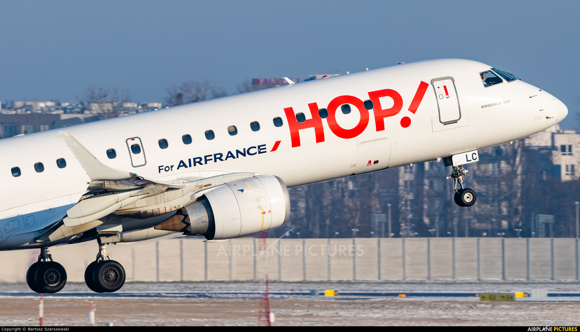 Air France - Hop! F-HBLC aircraft at Warsaw - Frederic Chopin