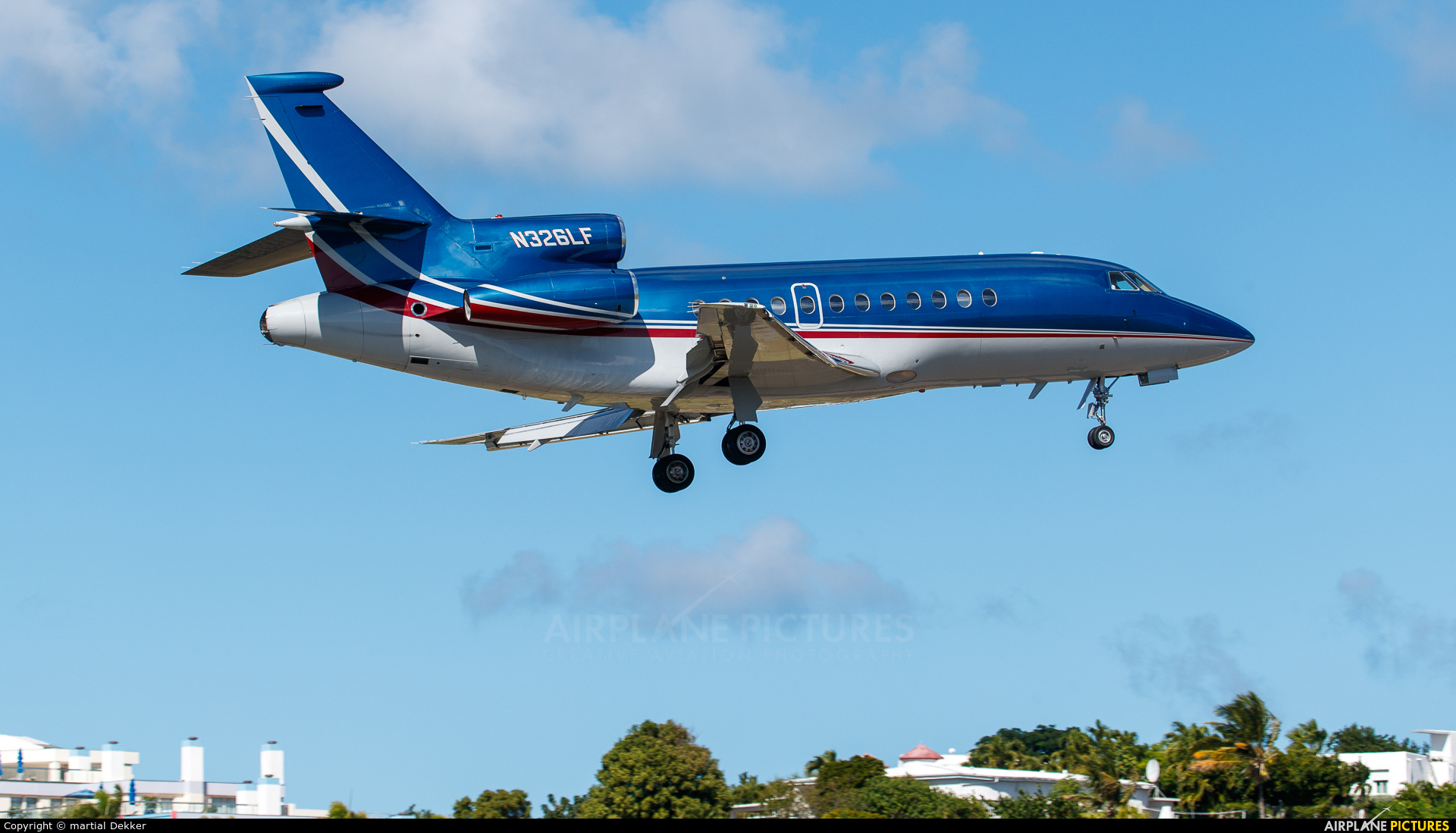 Private N326LF aircraft at Sint Maarten - Princess Juliana Intl